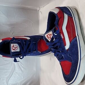 Vans Rowan Pro Stv Navy Red Blue Zorilla Canvas Suede Size US 9 Men